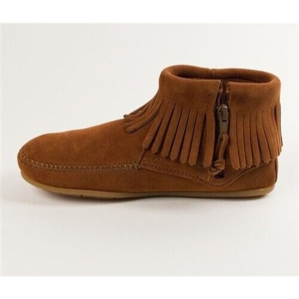 Minnetonka Fringe Ankle Boots